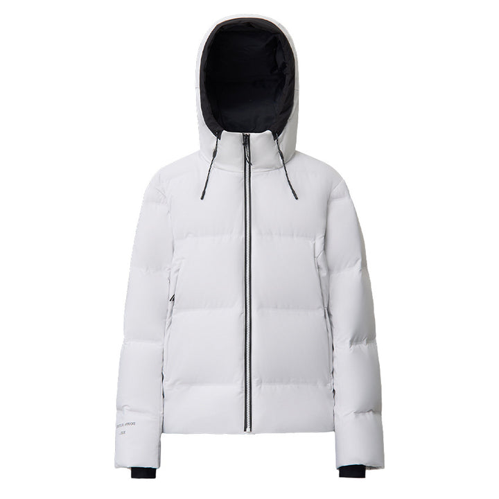 Damen Wattierte Winterjacke mit Kapuze, Thermo-Isolierung und winddichter Außenhülle Echoarchiv