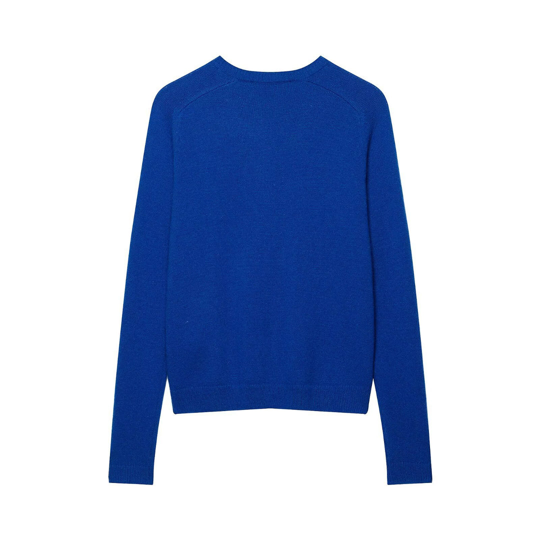 Damen Feiner Strickcardigan mit Rundhals und Knopfleiste Echo Archiv