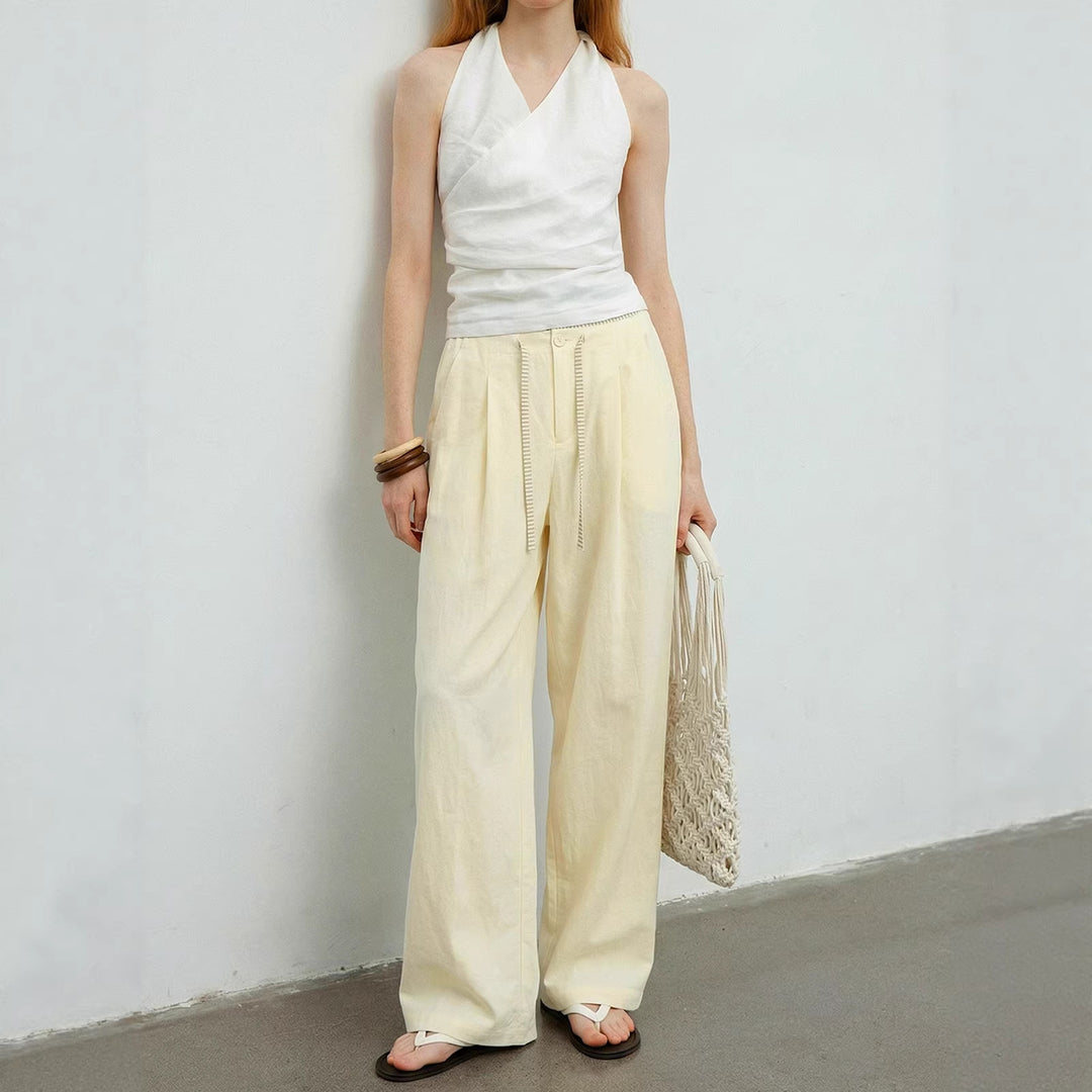 Damen Lockere Baumwollhose Echo Archiv