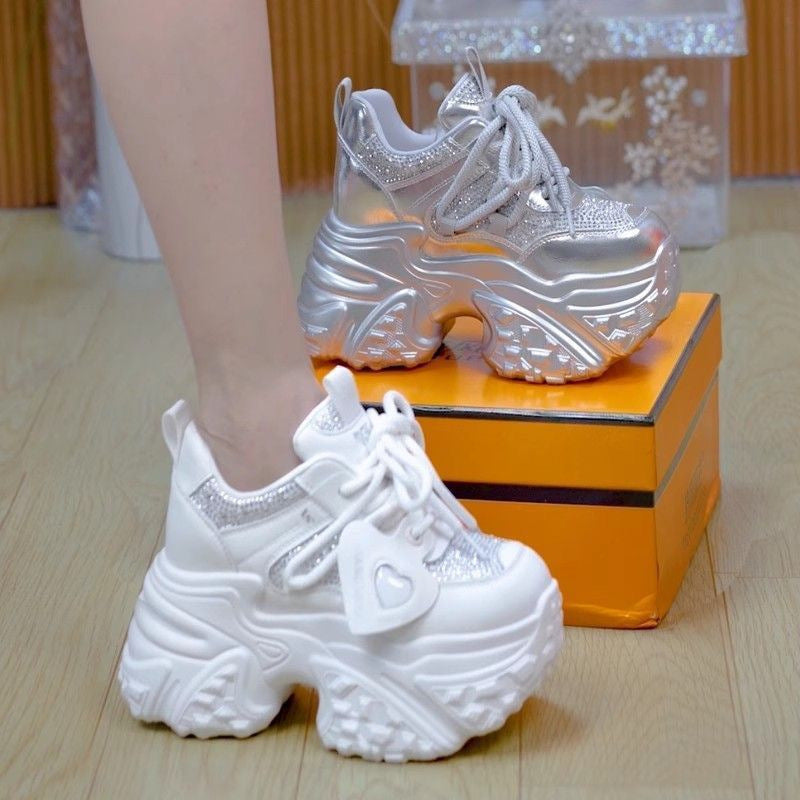 Damen Chunky Sneakers mit puffiger Sohle und innovativer Dämpfung Echo Archiv