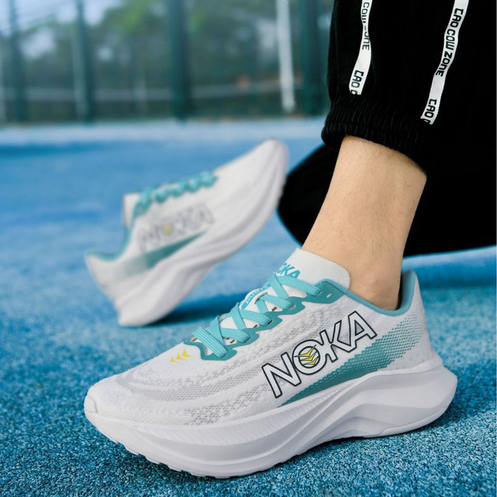Unisex leichte Straßenlauf-Sneaker mit hochdynamischer Rebound-Zwischensohle und atmungsaktivem Strickoberteil – Norré