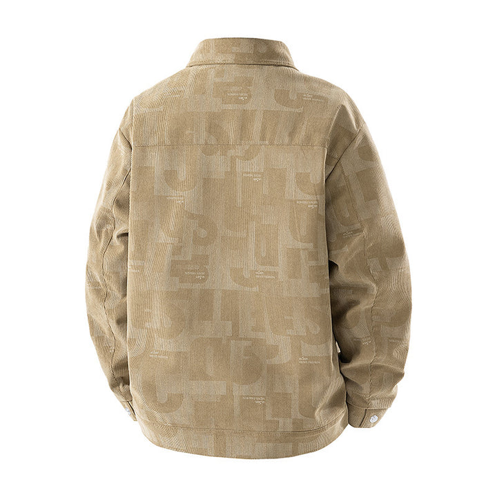 Herren Modische Jacke mit Schlaufen Kragen Echo Archiv