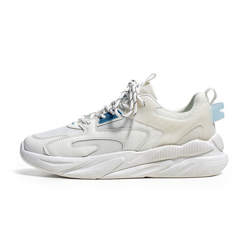 Herren Voluminöser Low-Top Sneaker mit sculpted Komfortsohle und Mesh‑Velours‑Overlays – Norré