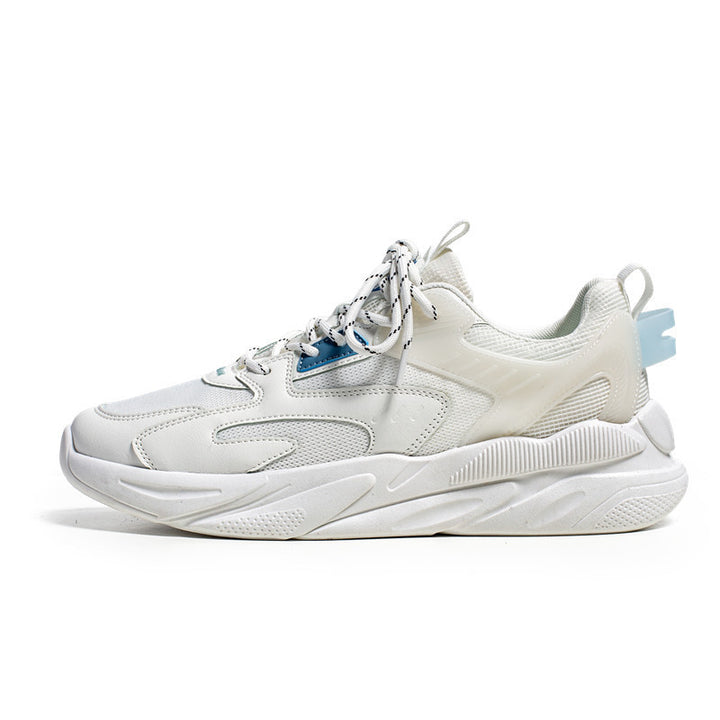 Herren Voluminöser Low-Top Sneaker mit sculpted Komfortsohle und Mesh‑Velours‑Overlays – Norré
