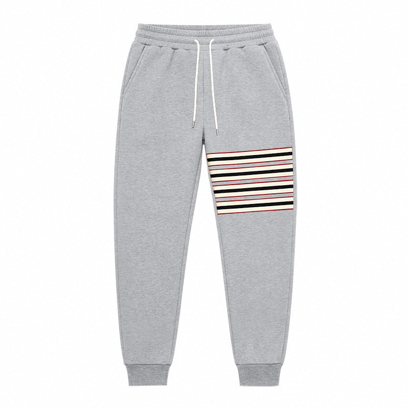 Herren Sportliche Jogginghose mit seitlichem Streifenpanel und Kordelzug Echoarchiv