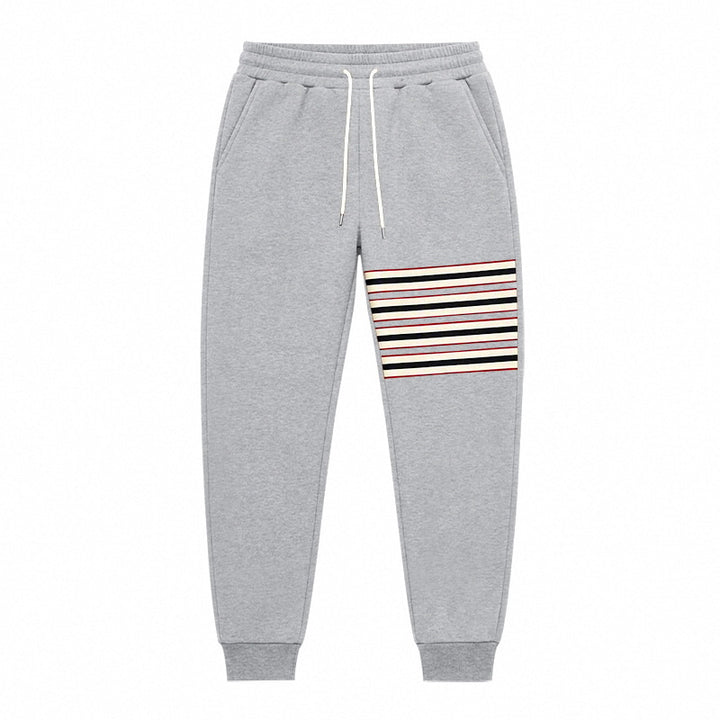 Herren Sportliche Jogginghose mit seitlichem Streifenpanel und Kordelzug Echoarchiv