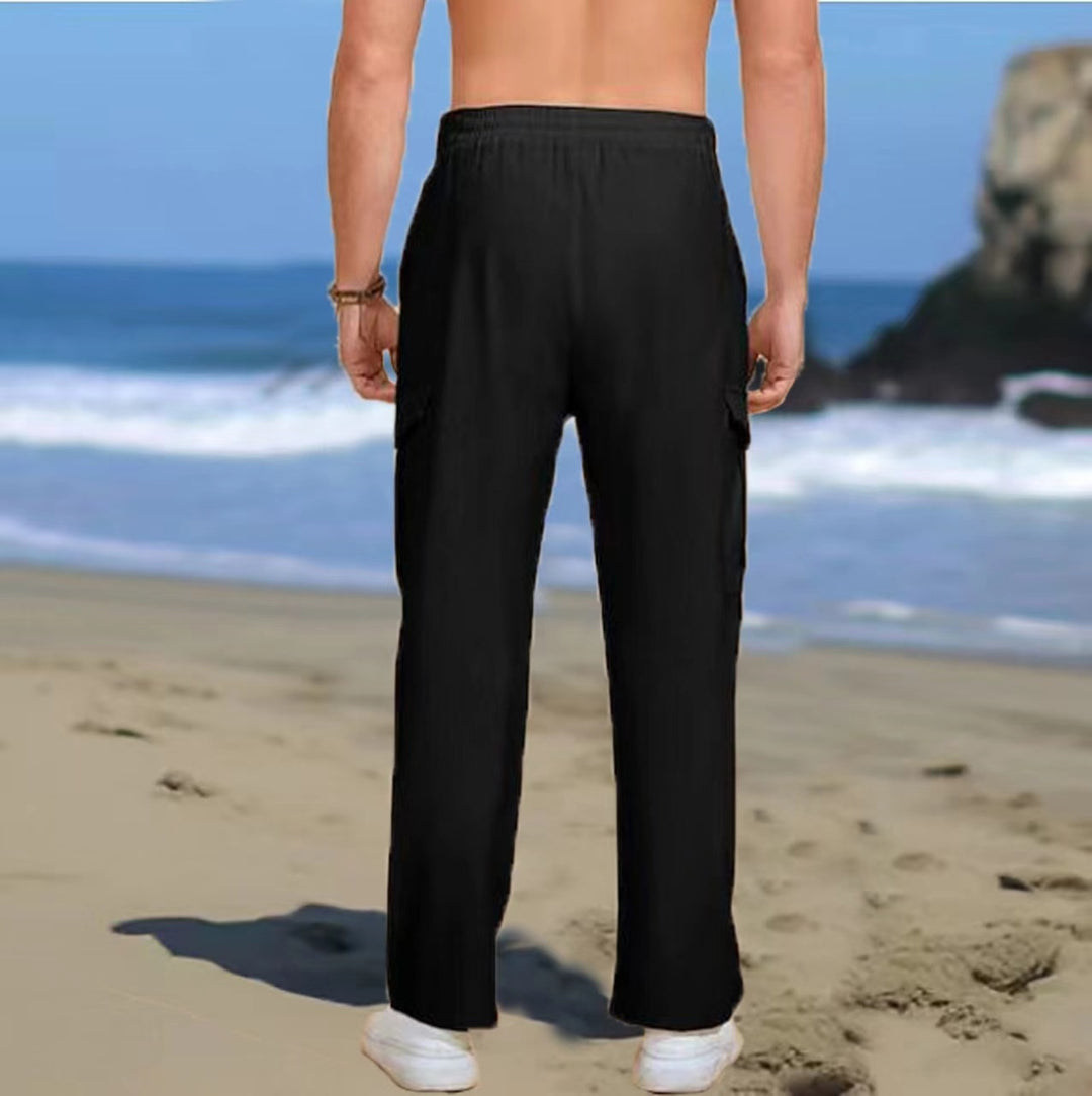 Herren Cargo-Hose mit praktischen Taschen und elastischem Bund Echoarchiv