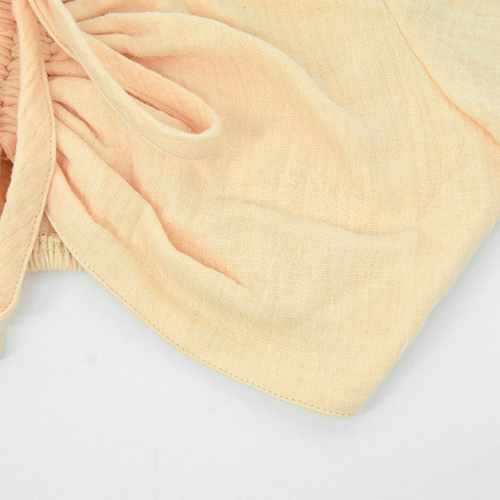 Damen Crop-Top mit voluminösen Rüschensäumen und verstellbarem Kordelzug Echo Archiv