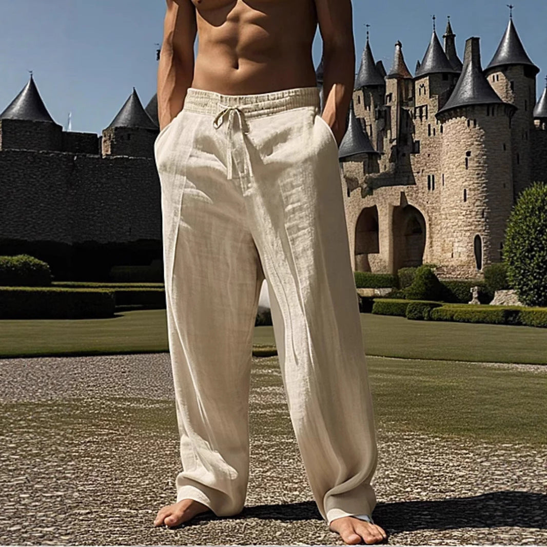 Herren Leichte Sommer-Linenhose Echoarchiv