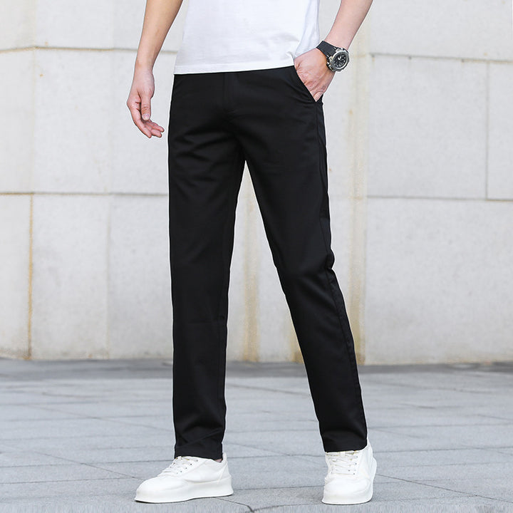 Herren Schmale Stretch-Chinohose im Business-Casual-Look Echo Archiv