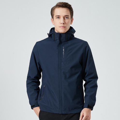 Damen leichte wasserabweisende Freizeit-Outdoorjacke mit verstellbarer Kapuze und verdecktem Reißverschluss Echo Archiv