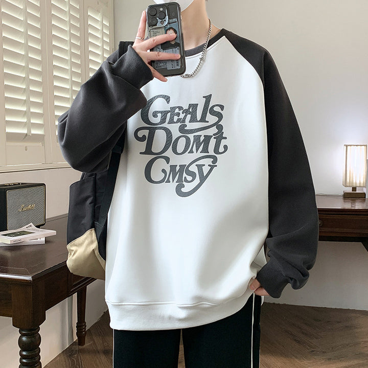 Unisex lässiger Sweatshirt mit modernem Schriftzug Echoarchiv
