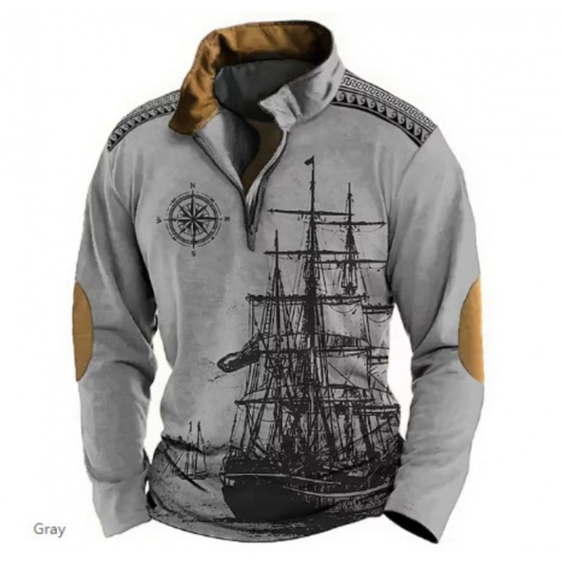 Herren attraktiver Freizeitpullover Echoarchiv