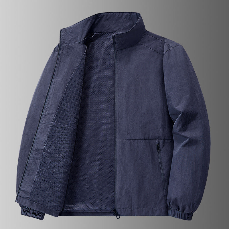 Herren Leichte Windjacke mit atmungsaktiver Mesh-Innenausstattung Echo Archiv