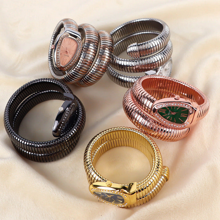Echoarchiv | Schlangenuhr mit Quarzbewegung und Persönlichem Armband