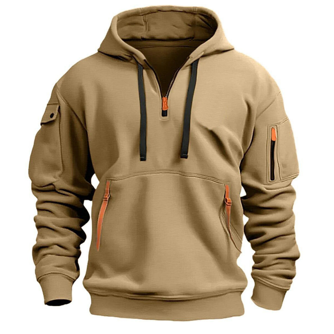 Herren funktionale Kapuzenpullover mit Taschen Echoarchiv
