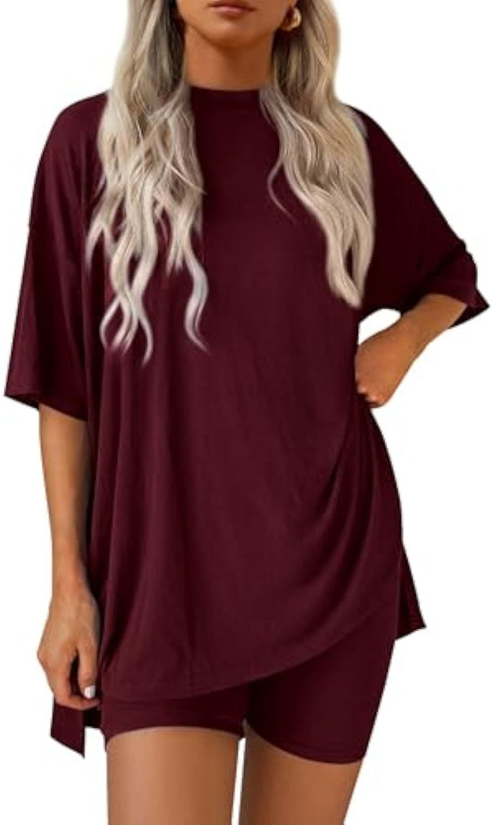 Damen lässiges Sport-T-Shirt mit Shorts im Set Echo Archiv