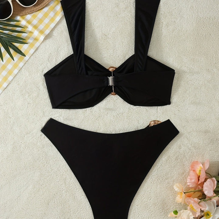 Damen Bikini-Set mit eleganten Gold-Details Echo Archiv
