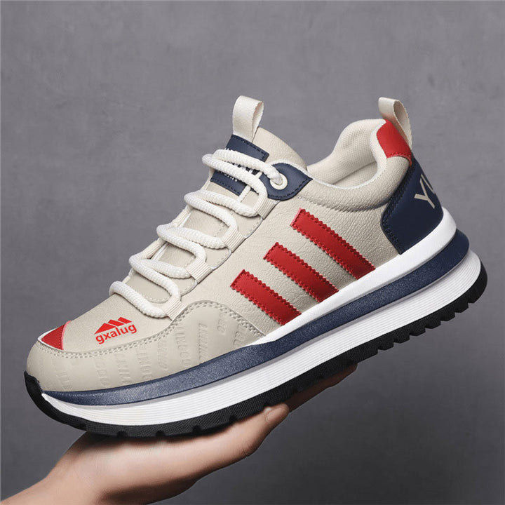 Damen Plateau-Sneaker mit dicker Profilsohle und gepolstertem Kragen Echoarhiv