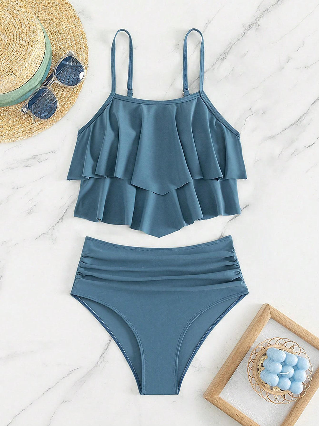 Damen Bikini-Set mit voluminösem Rüschendesign Echo Archiv