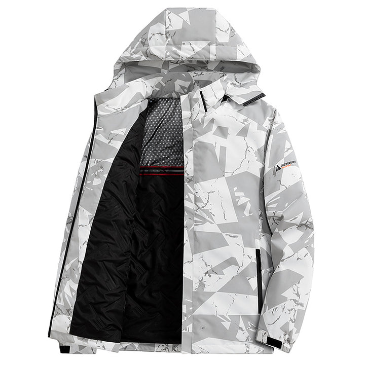Herren urbane Funktionsjacke mit Kapuze Echo Archiv