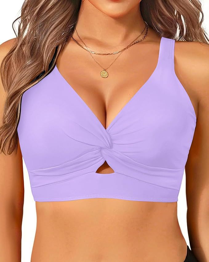 Damen sportliches Bikinioberteil mit floralem Design Echo Archiv