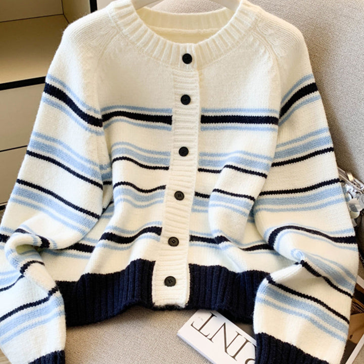 Damen Gemusterter Strickcardigan Echo Archiv
