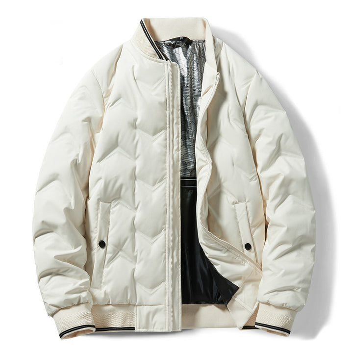 Herren gesteppte Winterjacke mit isolierendem Innenfutter Echoarchiv