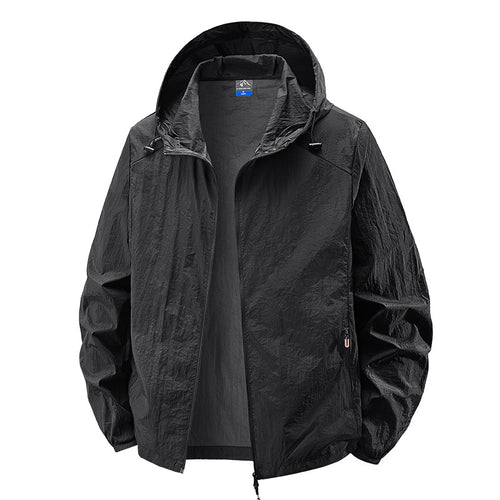 Herren Leichte Outdoorjacke mit verstellbarem Kapuzendesign Echo Archiv