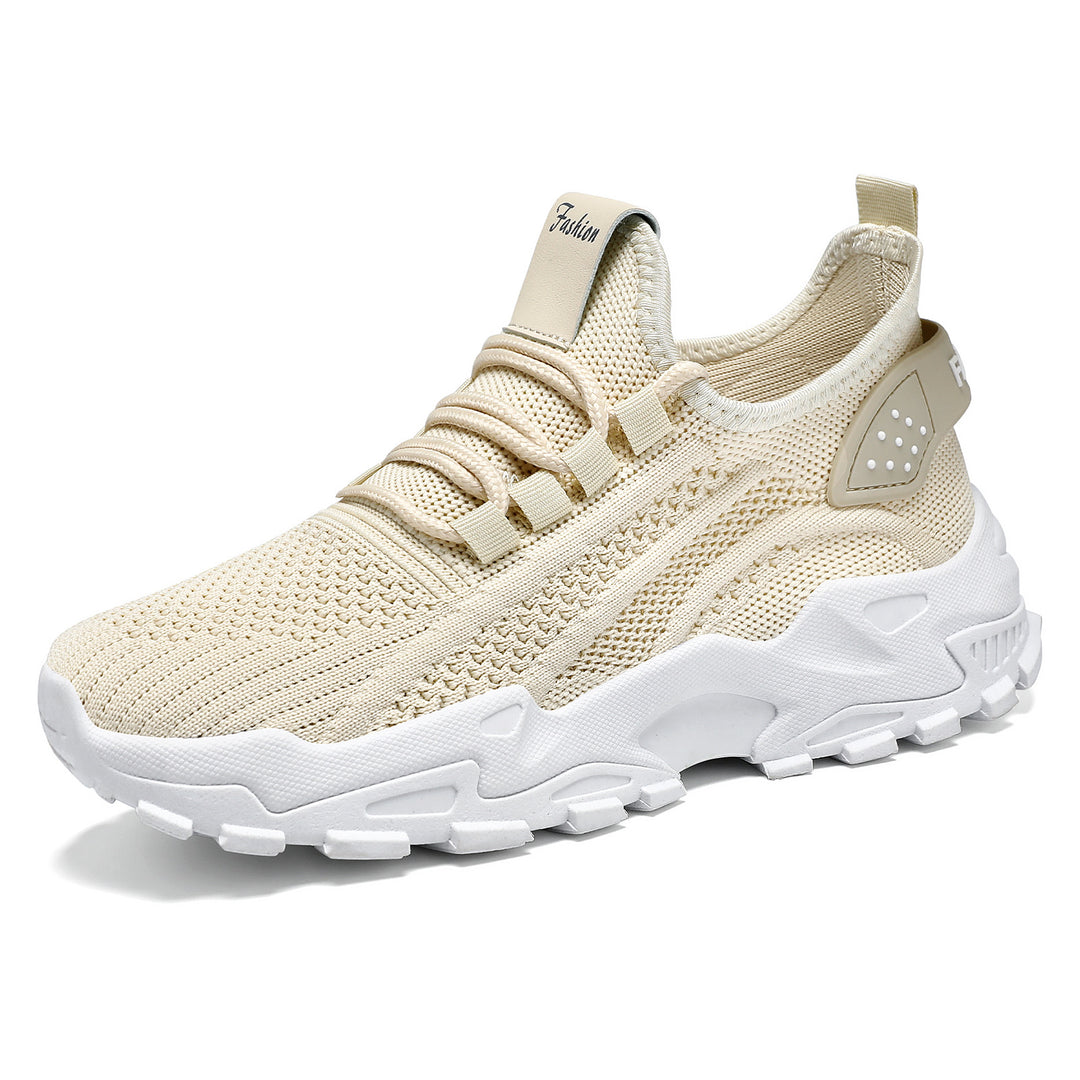 Unisex nan atmungsaktive Strick-Sneaker mit dicker Profilsohle und elastischem Slip-on Echo Archiv