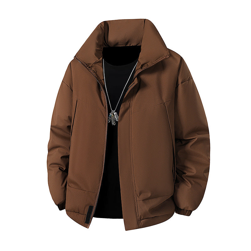 Herren Modische Übergangsjacke mit hohen Kragen Echoarchiv