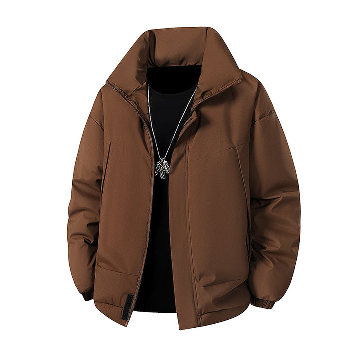 Herren Modische Übergangsjacke mit hohen Kragen Echoarchiv