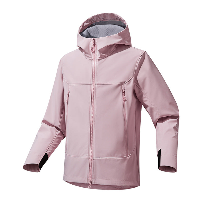 Damen Atmungsaktive Softshell‑Kapuzenjacke mit wasserabweisender Membran und Zwei‑Wege‑Reißverschluss Echo Archiv