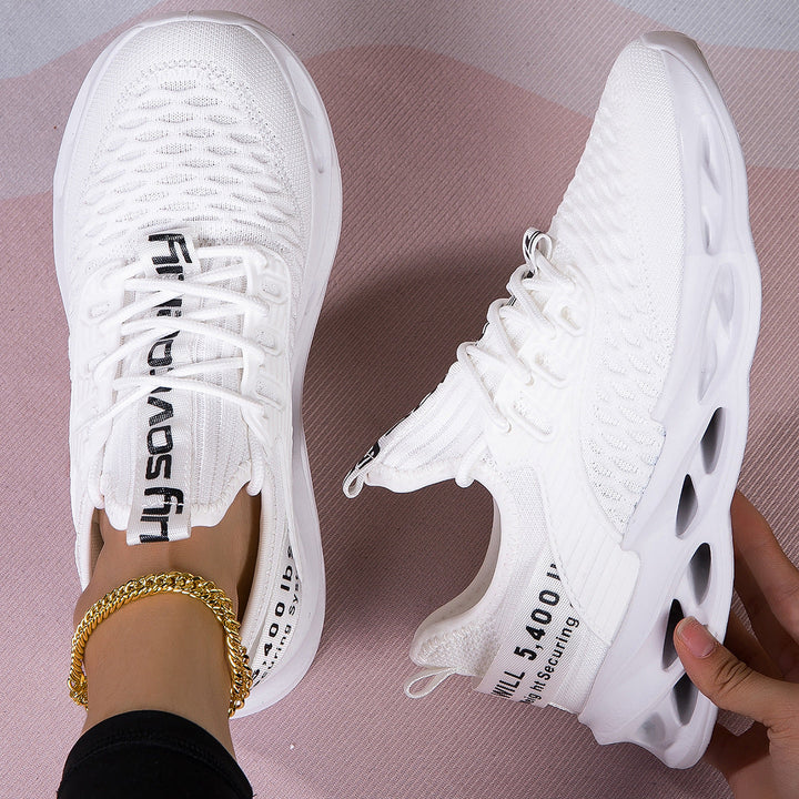Damen Atmungsaktive Laufschuhe mit elastischem Obermaterial und griffiger Sohle Echoarchiv
