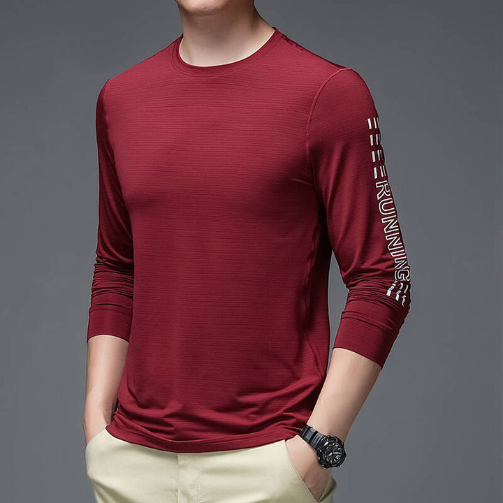 Herren Sportliches Funktionsshirt mit innovativer Textur Echoarchiv