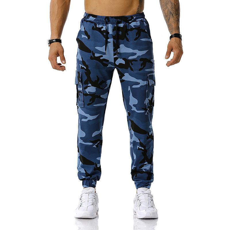 Herren Camouflage Cargo-Hose mit elastischem Bund und praktischen Seitentaschen Echoarchiv