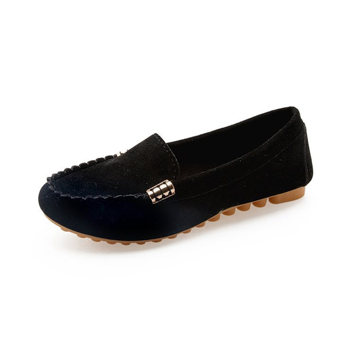 Damen nan bequeme Veloursleder Mokassins mit gepolsterter Innensohle Echo Archiv