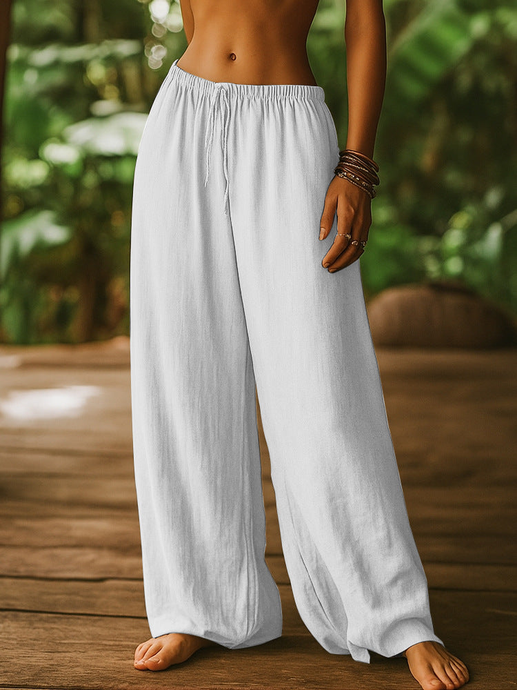Damen Weite Leinenhose Echo Archiv