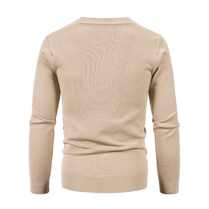 Herren nan leichte Feinstrick-Strickjacke mit V-Ausschnitt, durchgehender Knopfleiste und aufgesetzten Taschen Echo Archiv