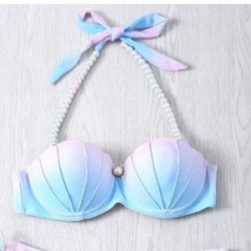 Damen Bikinoberteil mit Rüschen-Design Echo Archiv