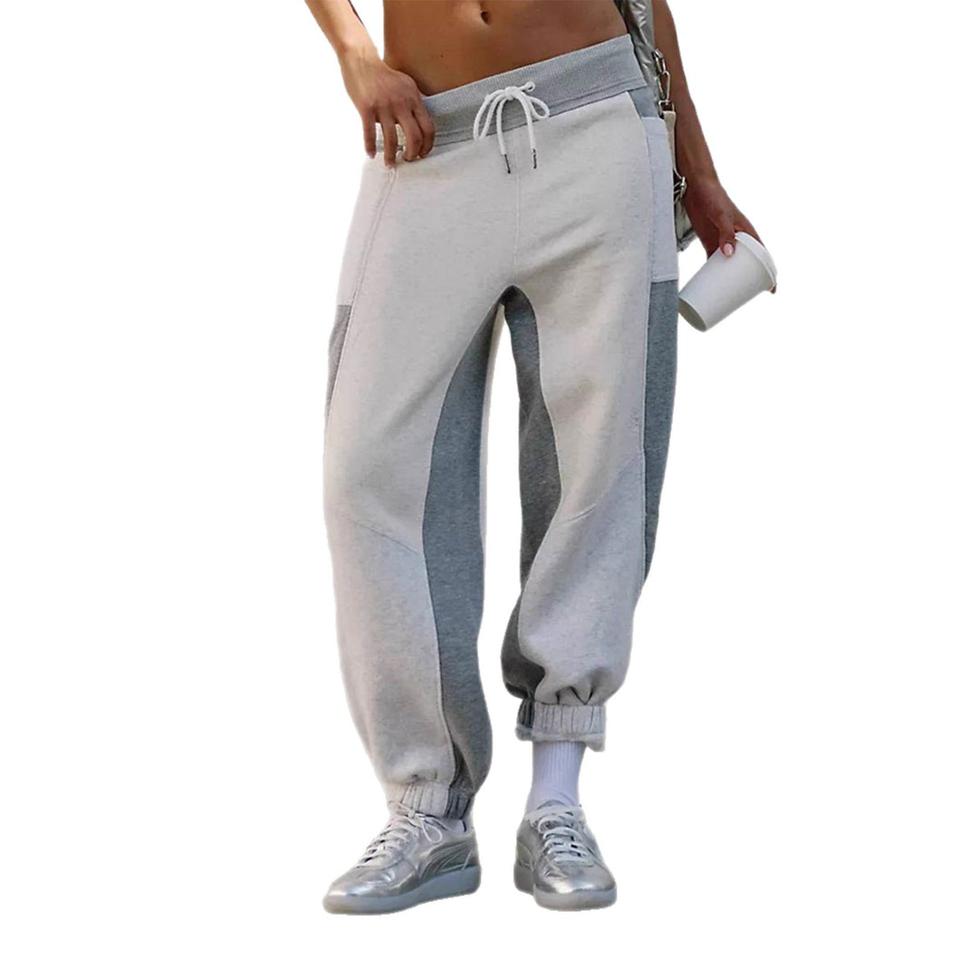 Damen Oversize‑Sweatpants im Baggy‑Cut mit hoher Bundpassform und Kordelzug – Avérine
