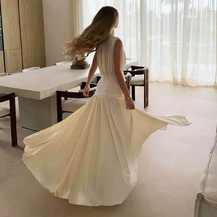 Damen Plissiertes Abendkleid Echo Archiv