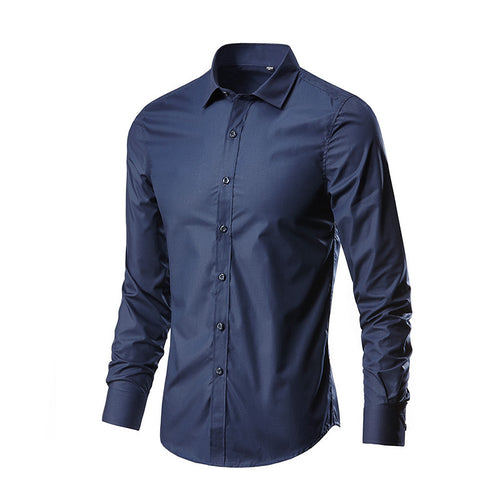 Herren nan Slim-Fit Businesshemd aus Stretch-Baumwollmix mit Kentkragen Echo Archiv