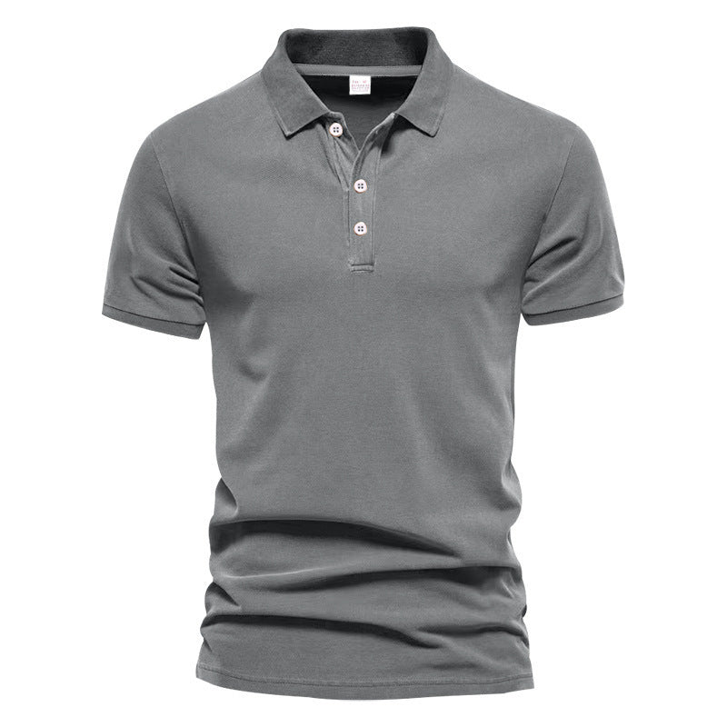 Herren Polohemd aus atmungsaktivem Baumwollmix mit elegantem Kragen Echoarchiv