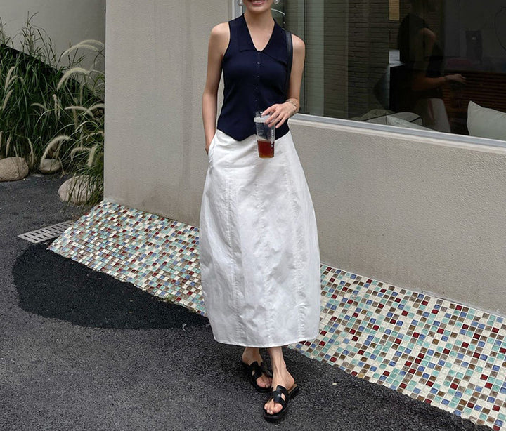 Damen Elegante und luftige Maxirock Echoarchiv