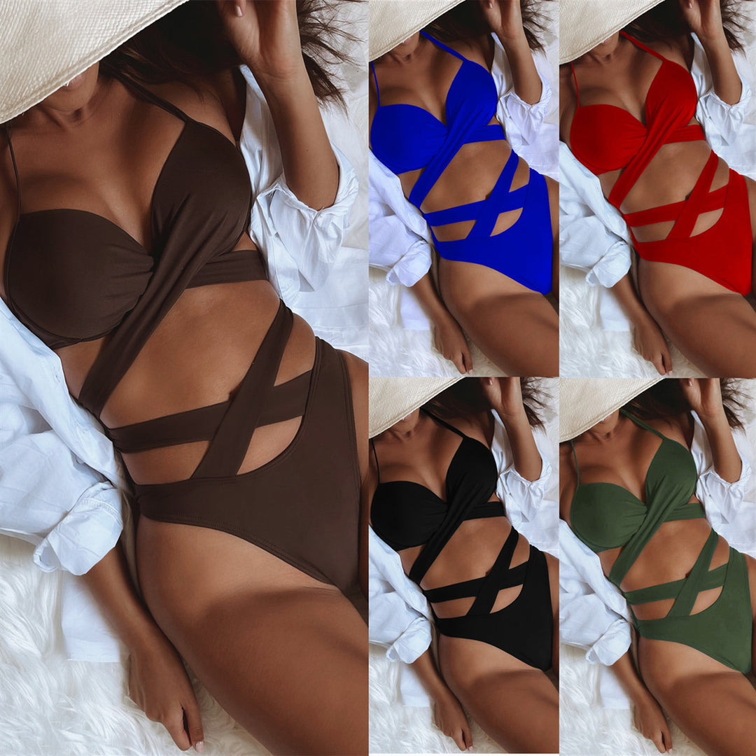 Damen Modischer Cut-Out Bikini Echo Archiv