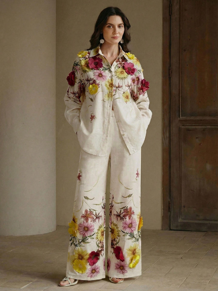 Damen Elegant floral gestalteter Gesamtlook Echo Archiv
