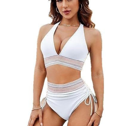 Damen Hochgeschnittener Bikini mit raffinierten Bindebändern Echo Archiv