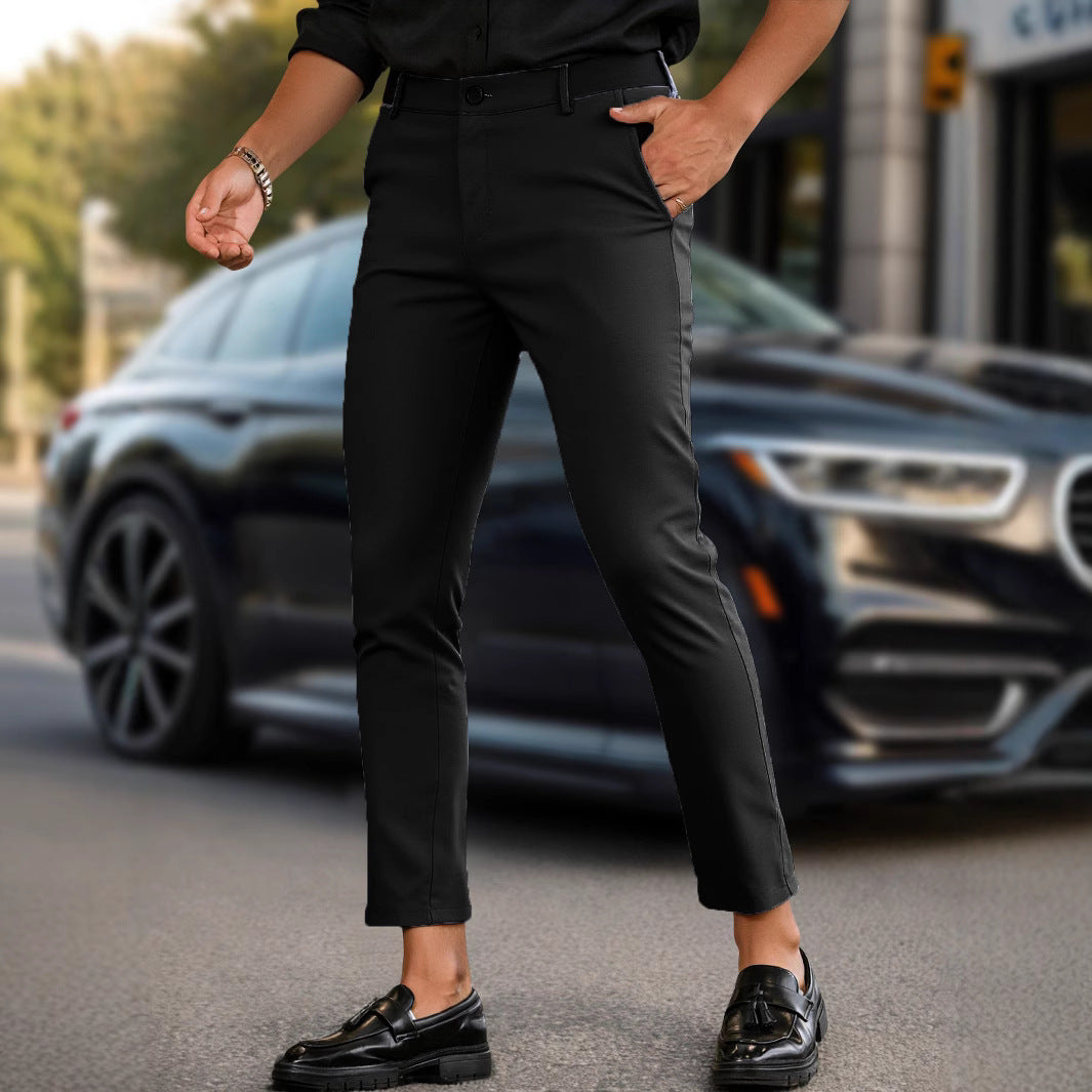 Herren modische Slim-Fit Chino-Hose Echoarchiv