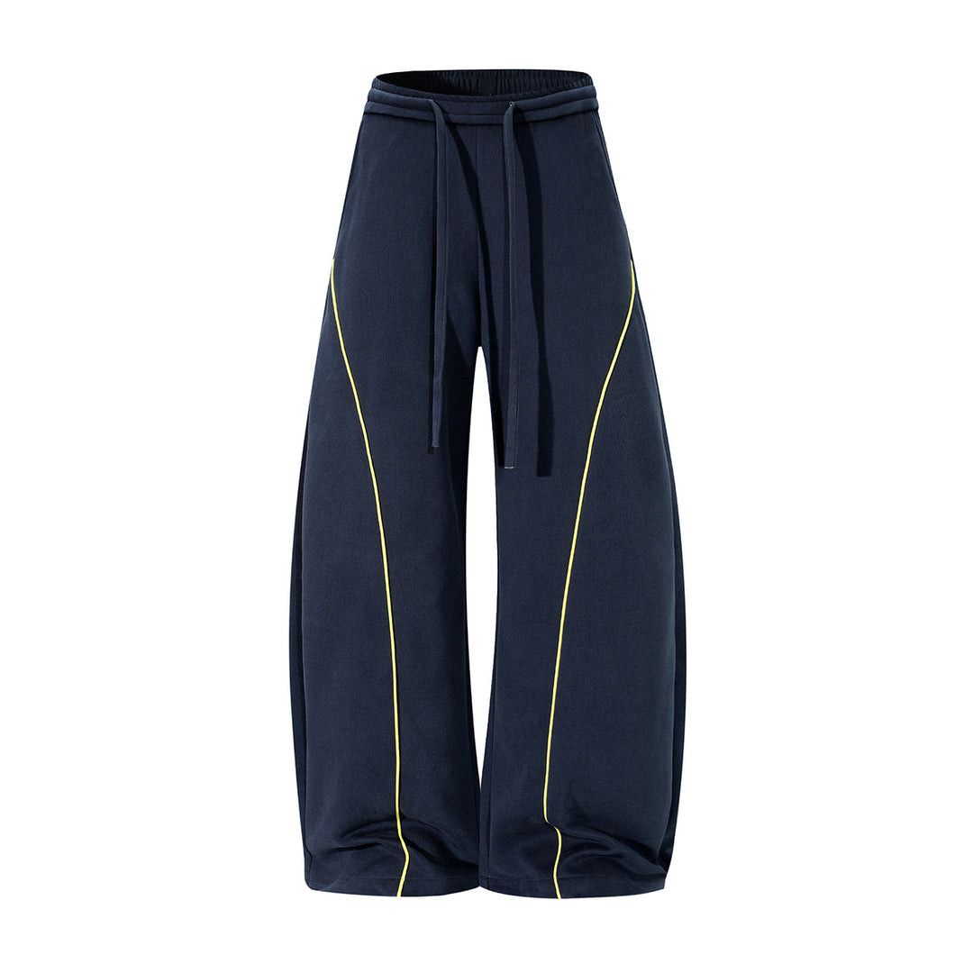Herren Bequeme Sport-Jogginghose mit elastischem Bund und Kontraststreifen Echo Archiv